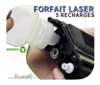 Forfait 5 Recharges Toner jusqu'à 1500 Pages