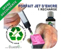 Forfait Recharge Decouverte pour 2 Cartouches a Tête d'Impression