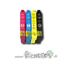 Pack 4 cartouches compatibles EPSON XL T2991- T2994