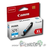 Canon CLI-571CXL - Cartouche d'encre Canon numero 0332C001 Cyan - grande capacité