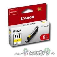 Canon CLI-571Y XL - Cartouche d'encre Canon numero 0334C001 jaune - grande capacité