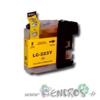 Brother LC223Y - Cartouche compatible Brother LC223 jaune