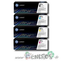 HP 201A - Lot de 4 toner HP 201A