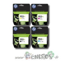 Pack de 4 Cartouches HP 953XL