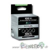 Lexmark 105XL - Pack de 4 Cartouches d'encre Lexmark 105XL 14N0820E