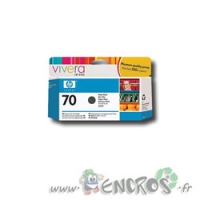 HP 70 - Cartouche d'encre HP 70 Noire Mat C9448A
