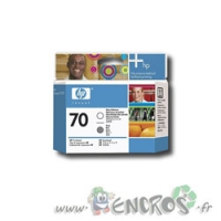 HP 70 - Tete d'impression Gris / Glossy C9410a