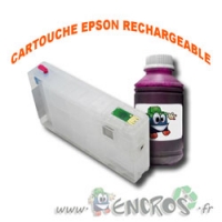 Cartouche Rechargeable Vide EPSON T7013 Magenta + Flacon d'Encre