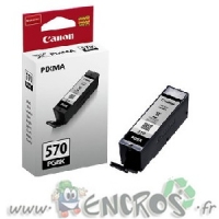 Canon PGI-570PGBK - Cartouche d'encre Canon numero 0372C001 Noire pigmentée - Capacité Simple