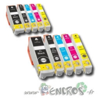 Pack Cartouches compatibles de qualite Encros T3361-T3364 X2