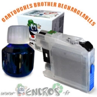 Kit Cartouche Rechargeable BROTHER LC223 Cyan