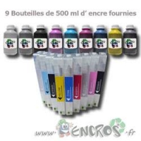 Pack de 9 Cartouches Rechargeables EPSON T8241-T8249