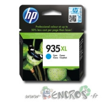 HP 935XL - Cartouche d'Encre HP n°935XL C2P24AE Cyan - Grande Capacité