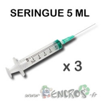 Seringue Pour Remplissage - 5ml x3