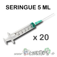 Seringue Pour Remplissage - 5ml x20