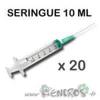 Seringue Pour Remplissage - 10ml x20