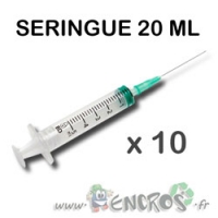 Seringue Pour Remplissage - 20ml x10