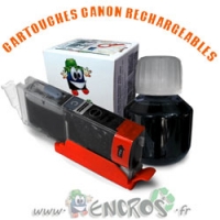 Kit Cartouche Rechargeable Canon CLI571 Gris
