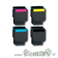 Pack Lexmark C540N Compatible - Pack Toner Lexmark Compatible