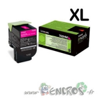 Toner Lexmark 70C2HM0 Magenta grande capacite