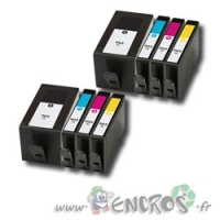 Pack HP 903 Compatible - Pack Cartouches d'encre Compatible HP 903 x2