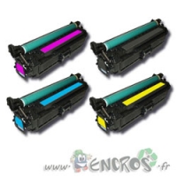 HP 507A - Pack Toner Compatible HP 507A noir et couleurs