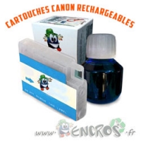 Kit Cartouche Rechargeable Canon PGI 2500 Cyan