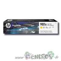 HP 981X - Cartouche d'encre HP 981X Jaune
