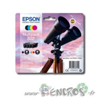 Epson 502 - Pack de 4 Cartouches d'Encre Epson 502