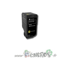 Lexmark 84C2HY0 - Toner Lexmark 84C2HY0 Jaune