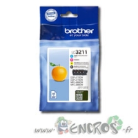 Brother LC3211 - Pack  de 4 Cartouches d'encre Brother LC3211