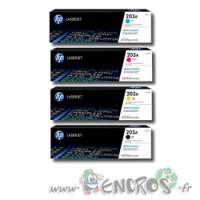 Pack Toner HP 203A Couleur Et Noir Capacité Simple