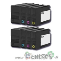 Pack de 4 Cartouches Compatibles HP 953 XL x2