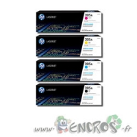 Pack HP 205A - Pack Toner HP 205A Noir Et Couleurs