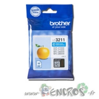 Brother LC3211C Cyan- Cartouche d'encre Brother LC3211C