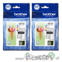 Brother LC3213 - Pack Cartouches d'encre Brother LC3213 x2