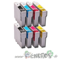 Pack 4 cartouches compatibles EPSON 502 x2