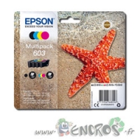 Epson 603 - Pack de 4 Cartouches d'Encre Epson 603