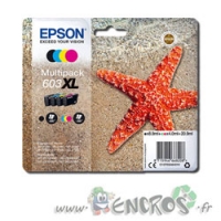 Epson 603XL - Pack de 4 Cartouches d'Encre Epson 603XL