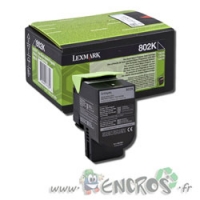 Lexmark 802K - Toner Lexmark 80C20K0 Noir