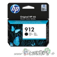HP 912  - Cartouche d'Encre HP 912 Noire
