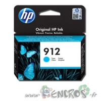 HP 912  - Cartouche d'Encre HP 912 Cyan