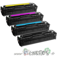 HP 128A - Pack Toner Compatible 4 Couleurs