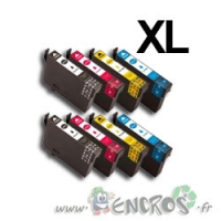 Epson 603XL - Pack de 4 Cartouches Compatibles Epson 603XL x2