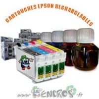 Pack de 4 Cartouches Rechargeables EPSON T34