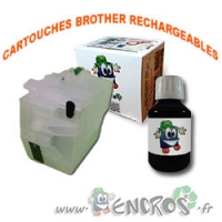 Kit Cartouche Rechargeable Brother LC3217BK Noir