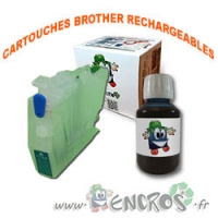 Kit Cartouche Rechargeable Brother LC3217C Cyan