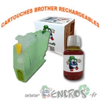 Kit Cartouche Rechargeable Brother LC3217Y Jaune