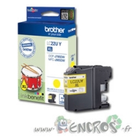 Brother LC22UY - Cartouche d'Encre Brother LC22UY Jaune XL