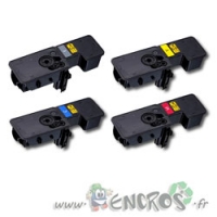 Kyocera TK-5240 - Pack Toners Compatibles Kyocera TK-5240 Noir Et Couleurs
